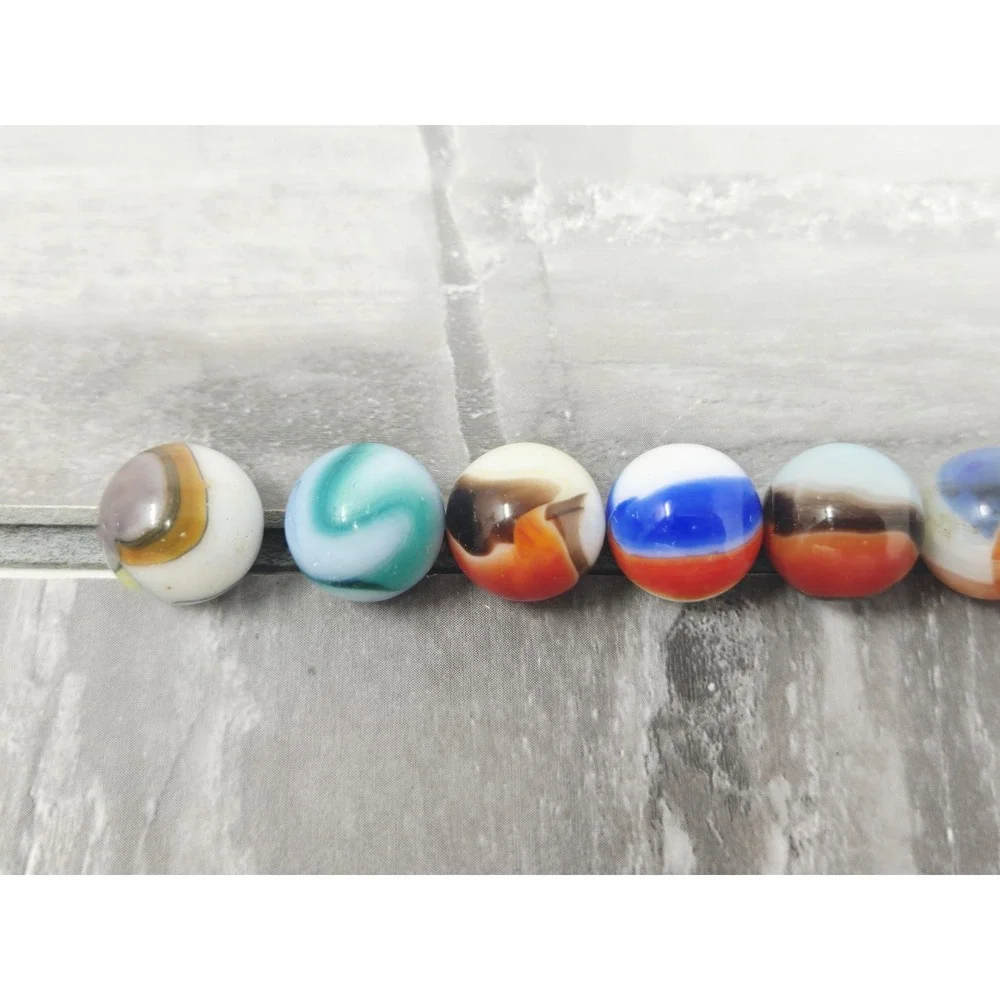 Premium Vintage Marble Lot - Peltier Akro Marble King Christensen Patch‎ Swirl 8